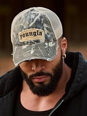 ​🔥 NWOT FRESH DROP: YOUNGLA CAMO TRUCKER HAT 🔥"DAD HAT"